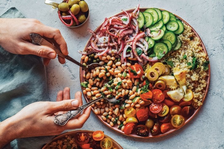 The Works! Fully Loaded Quinoa Greek Salad